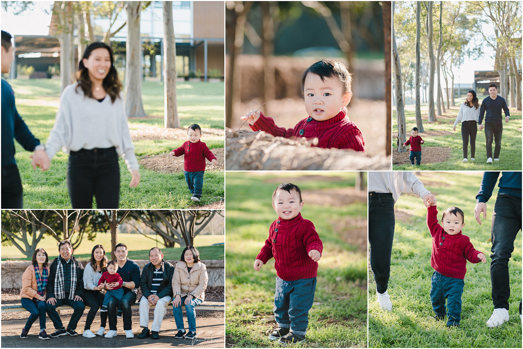 Winter Family Session at Bicentennial Park
