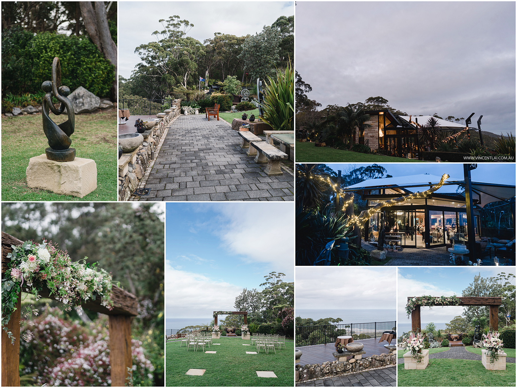 Wedding at Tumbling Waters Retreat Stanwell Tops