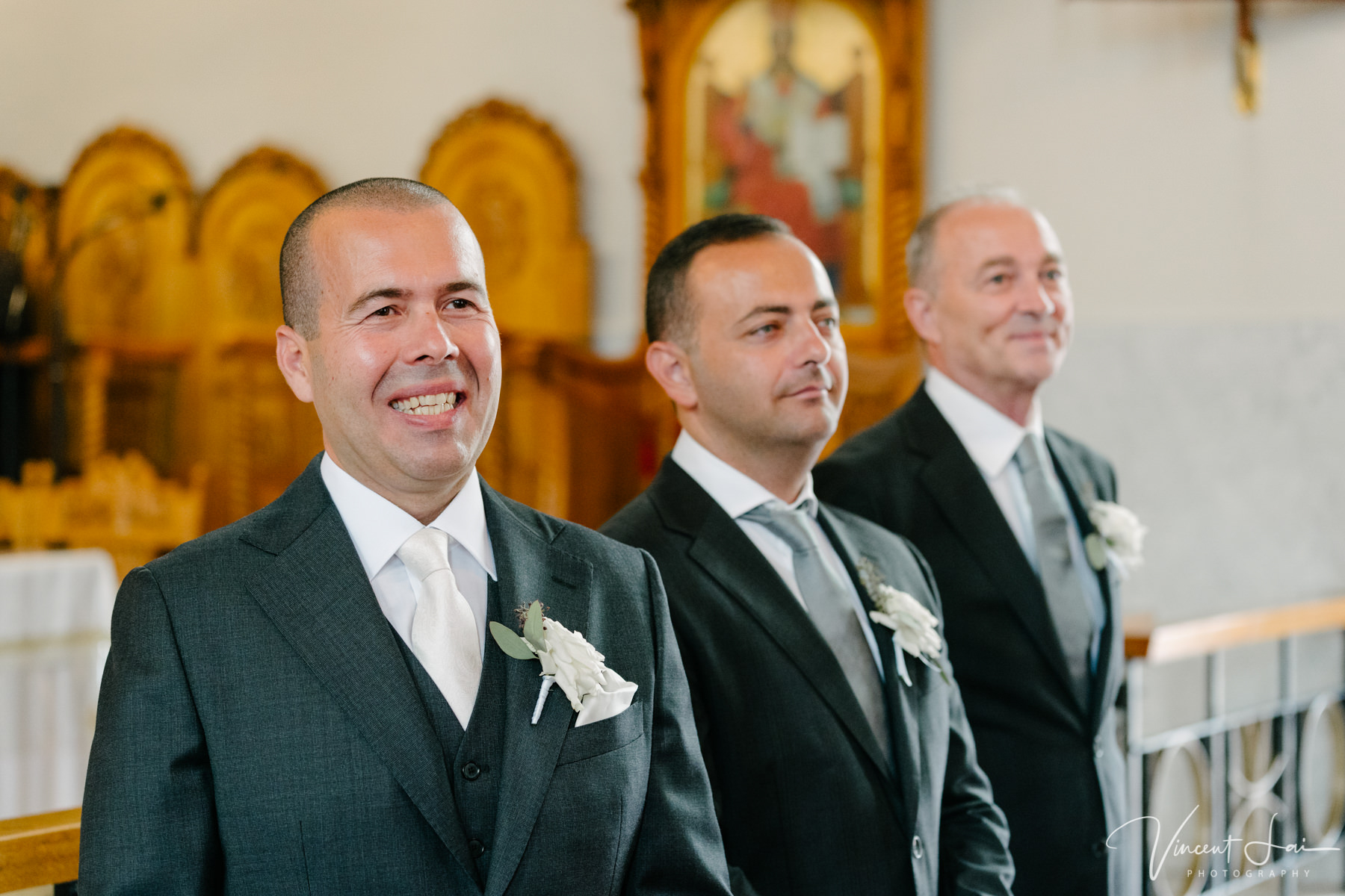 Wedding at St Nicholas Greek Orthodox Church Wedding and Sergeants Mess Reception