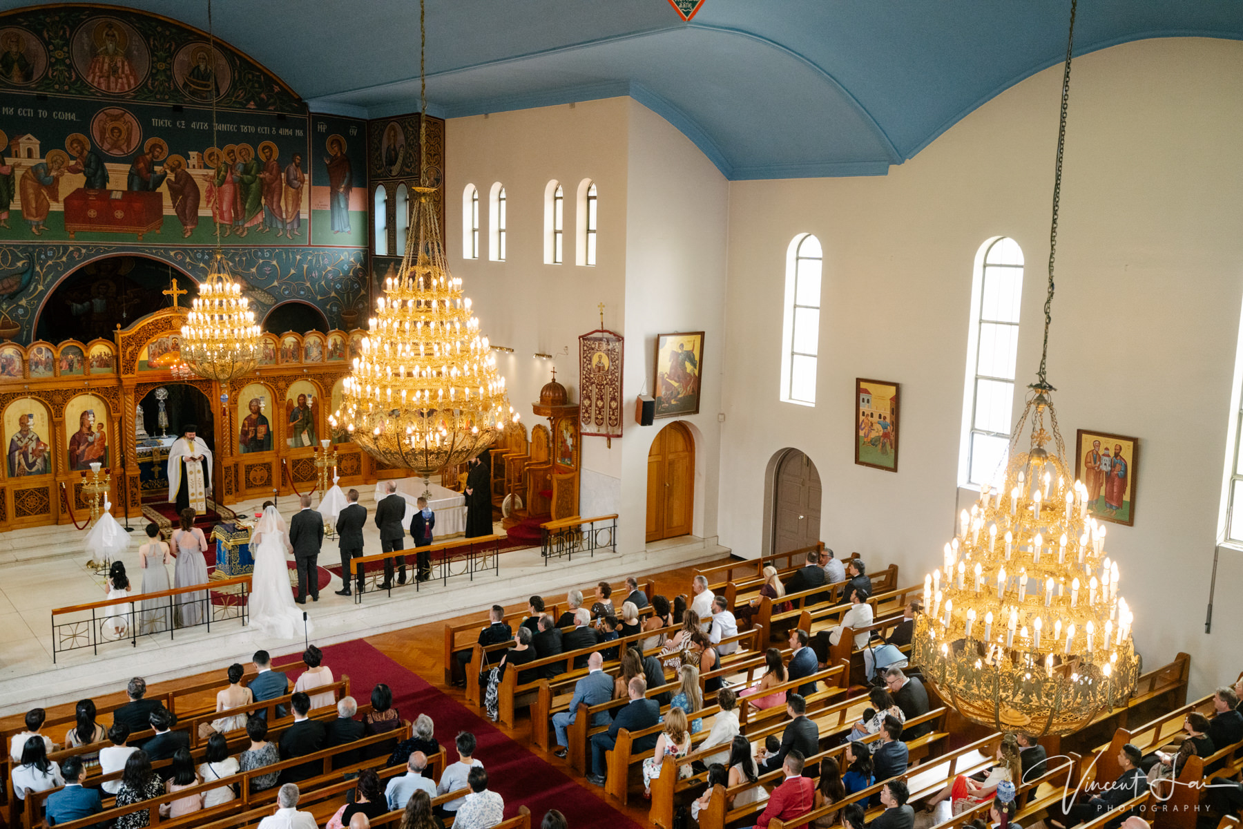 Wedding at St Nicholas Greek Orthodox Church