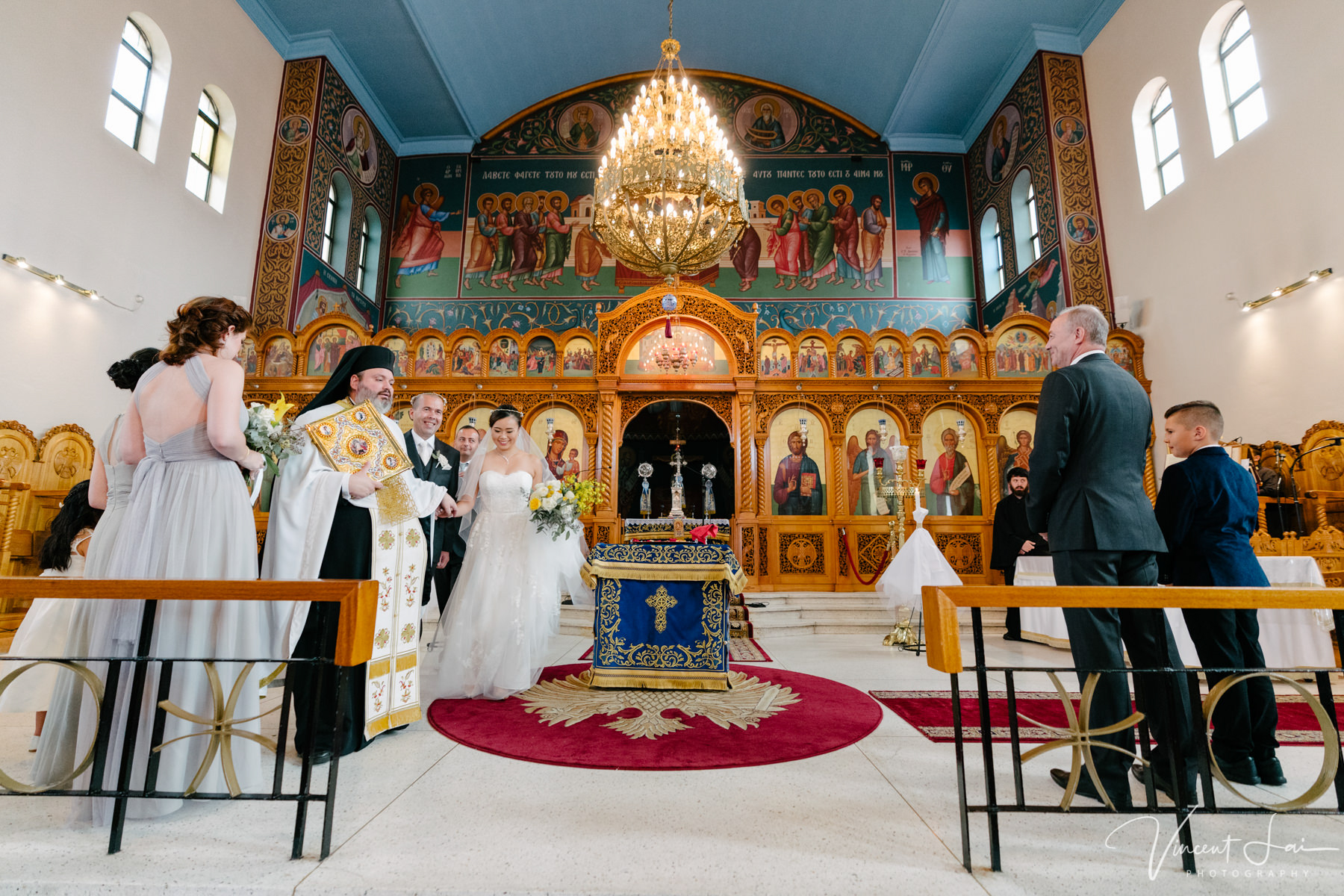 Wedding at St Nicholas Greek Orthodox Church - Photographer Vincent Lai