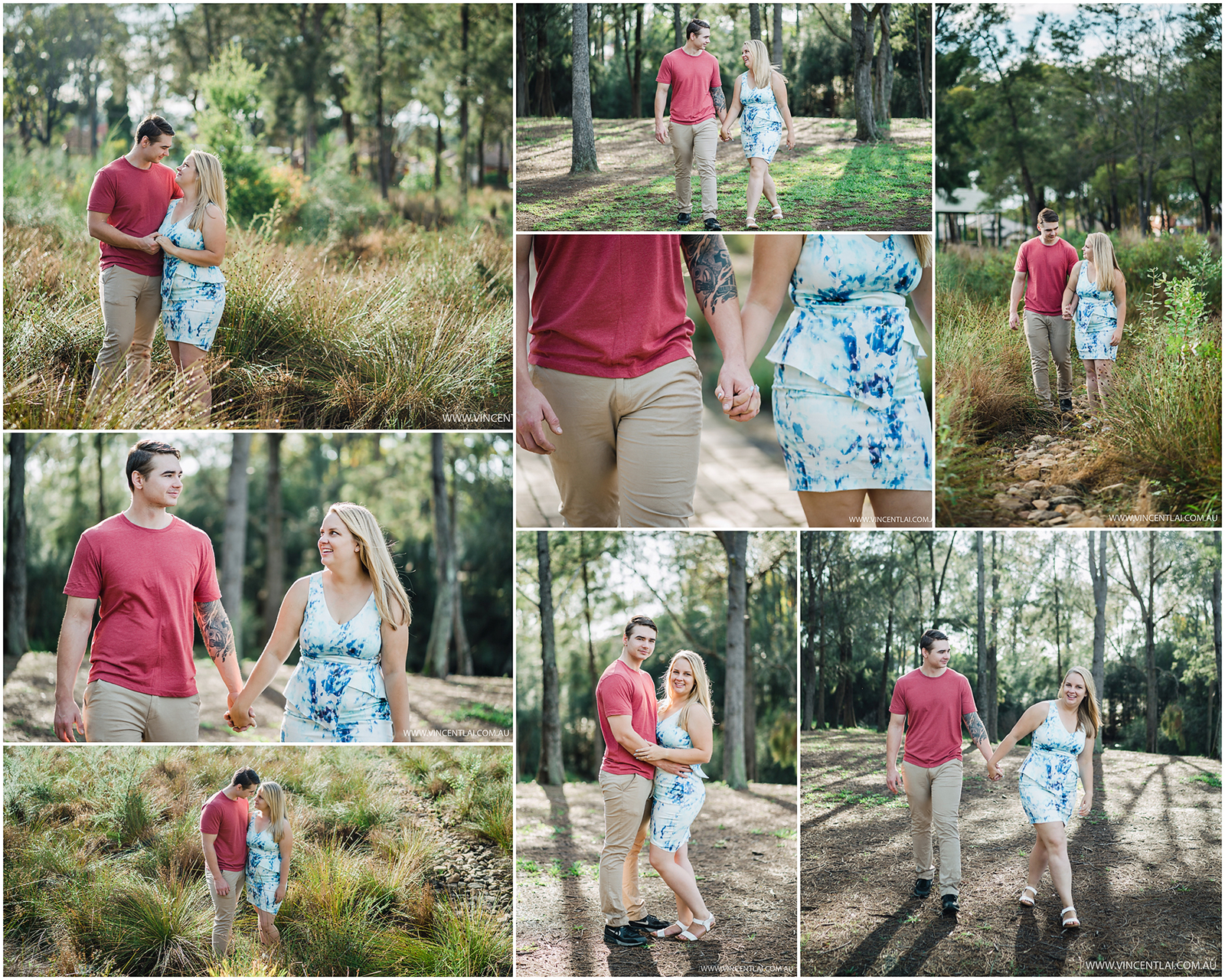 Engagement photography session