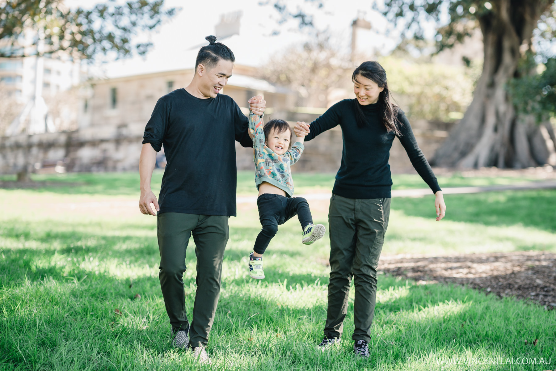 Family Photo Session at Observatory Hill Park Sydney