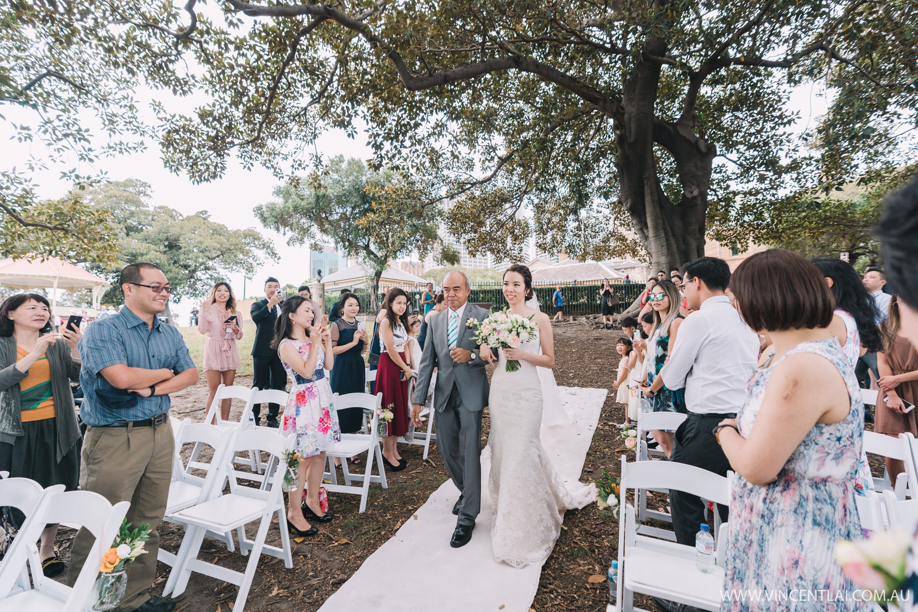 Observatory Hill Park Wedding Ceremony and Zest Point Piper Wedding Reception