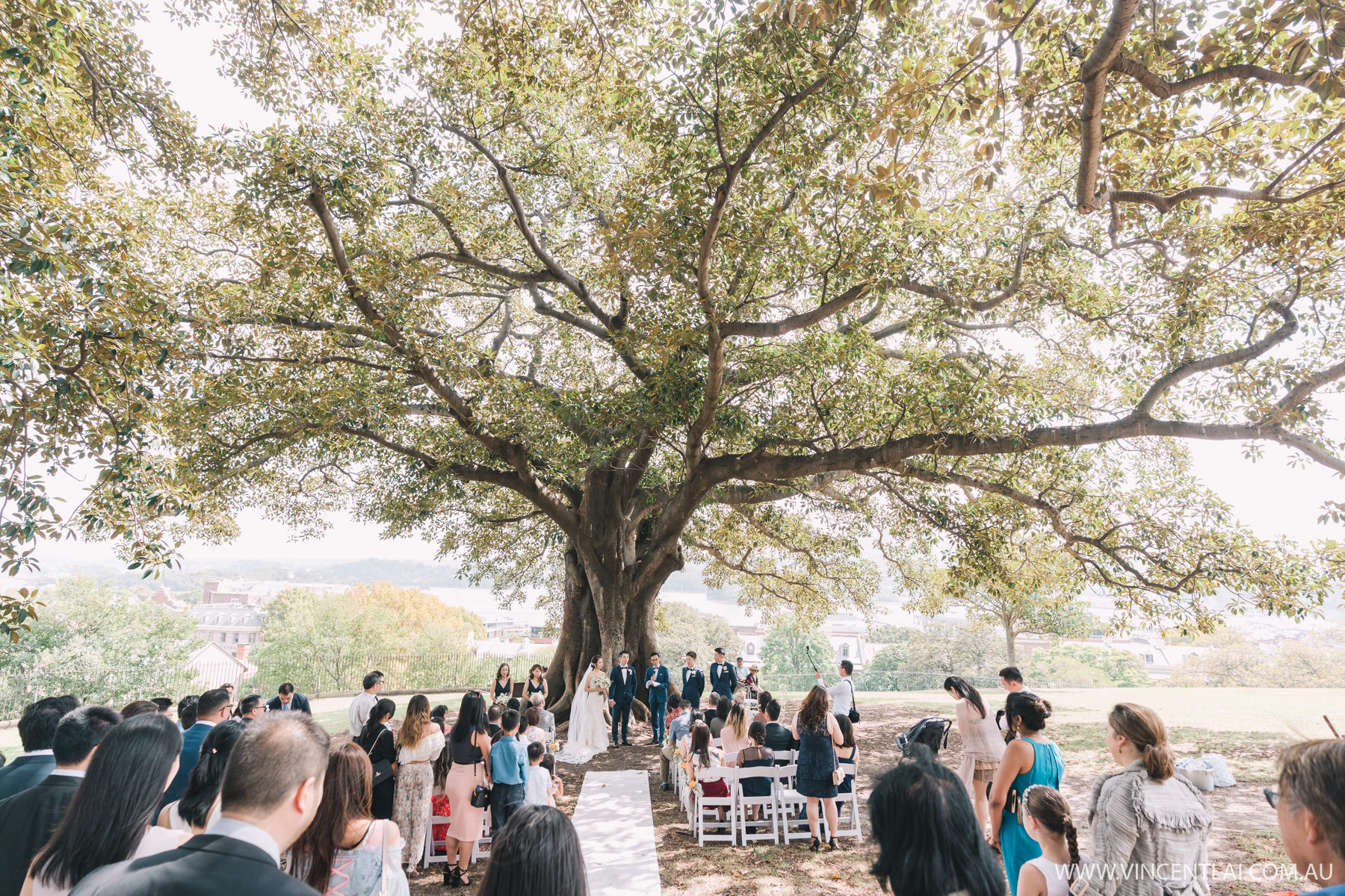 Observatory Hill Park Wedding Ceremony