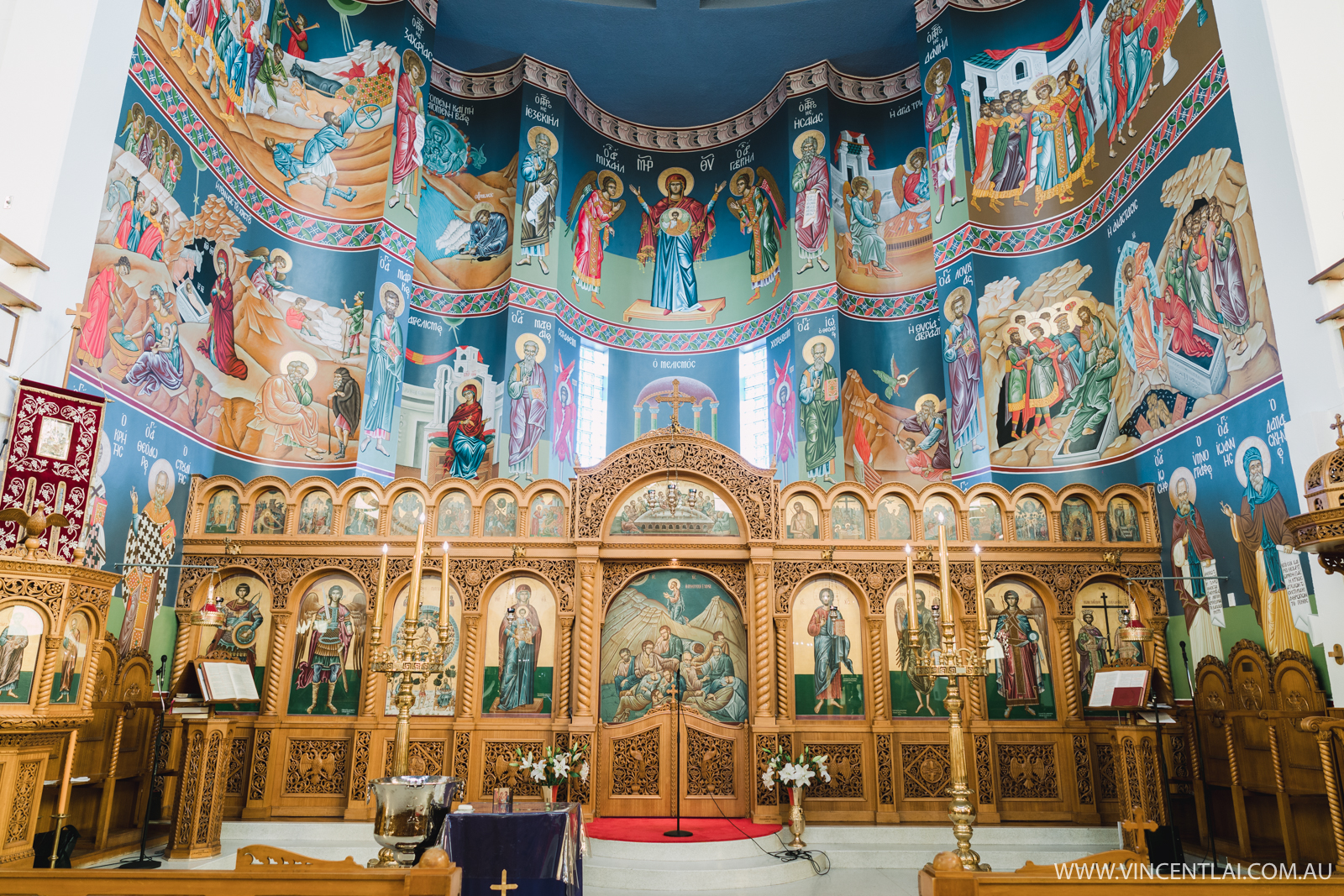 Christening at All Saints Greek Orthodox Church Belmore