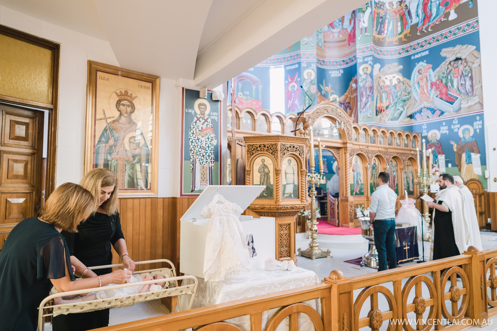 Christening at All Saints Greek Orthodox Church Belmore