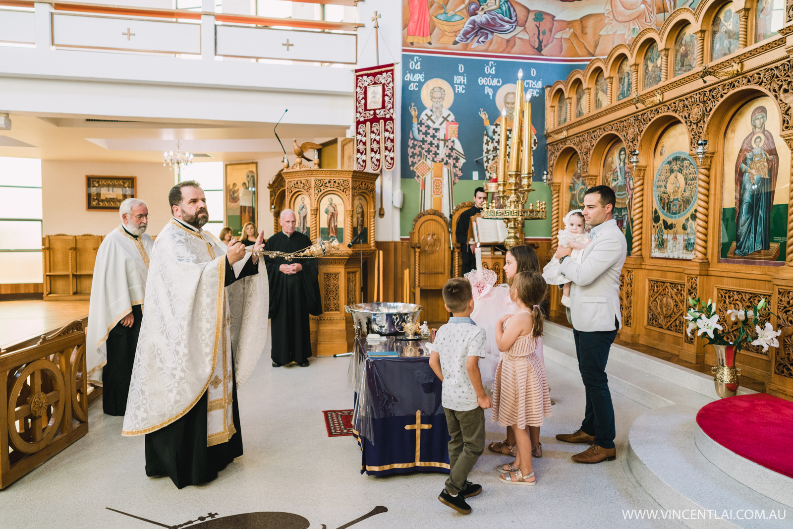 All Saints Greek Orthodox Church Christening