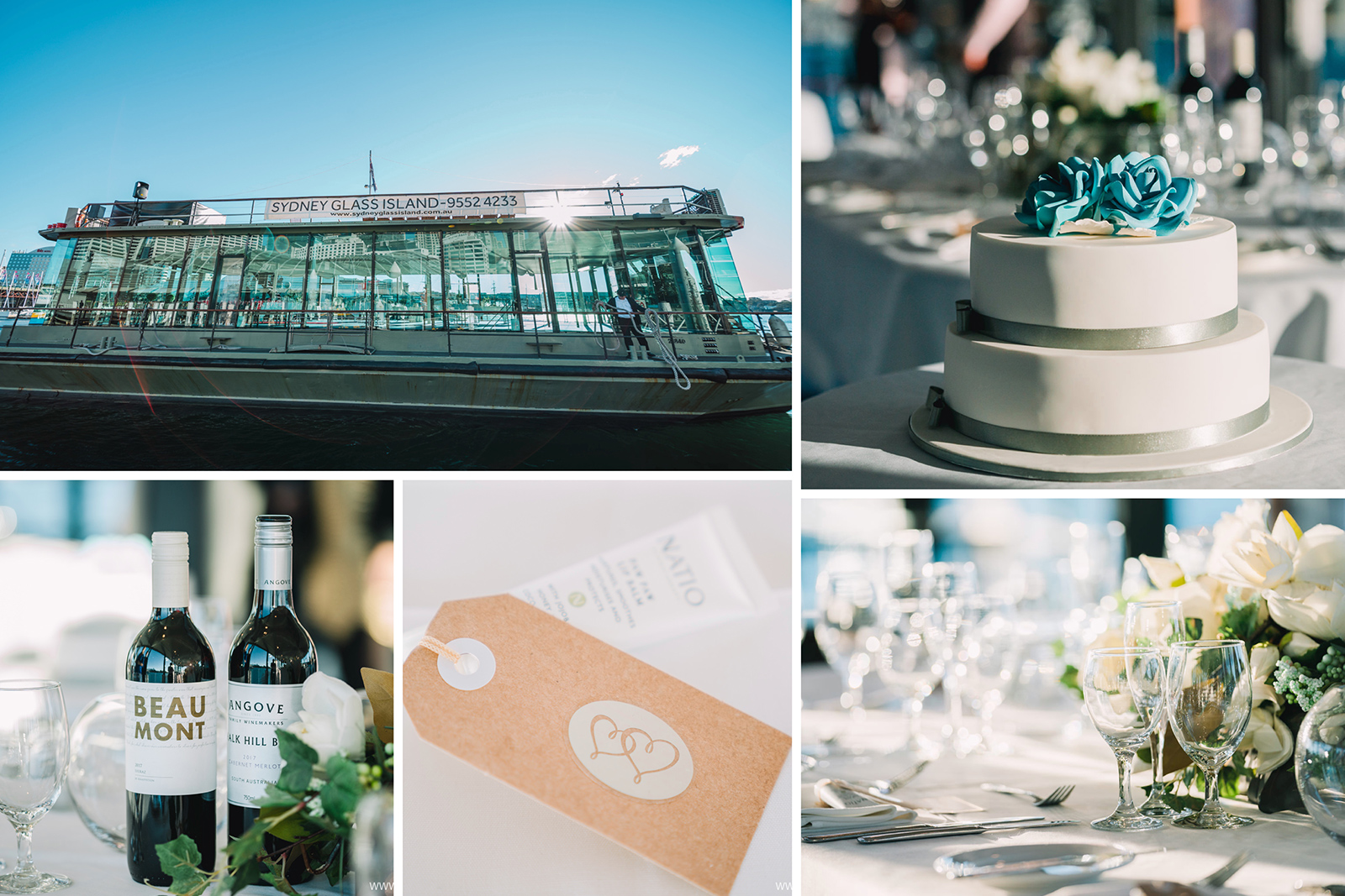 The Sydney Glass Island Wedding Vessel