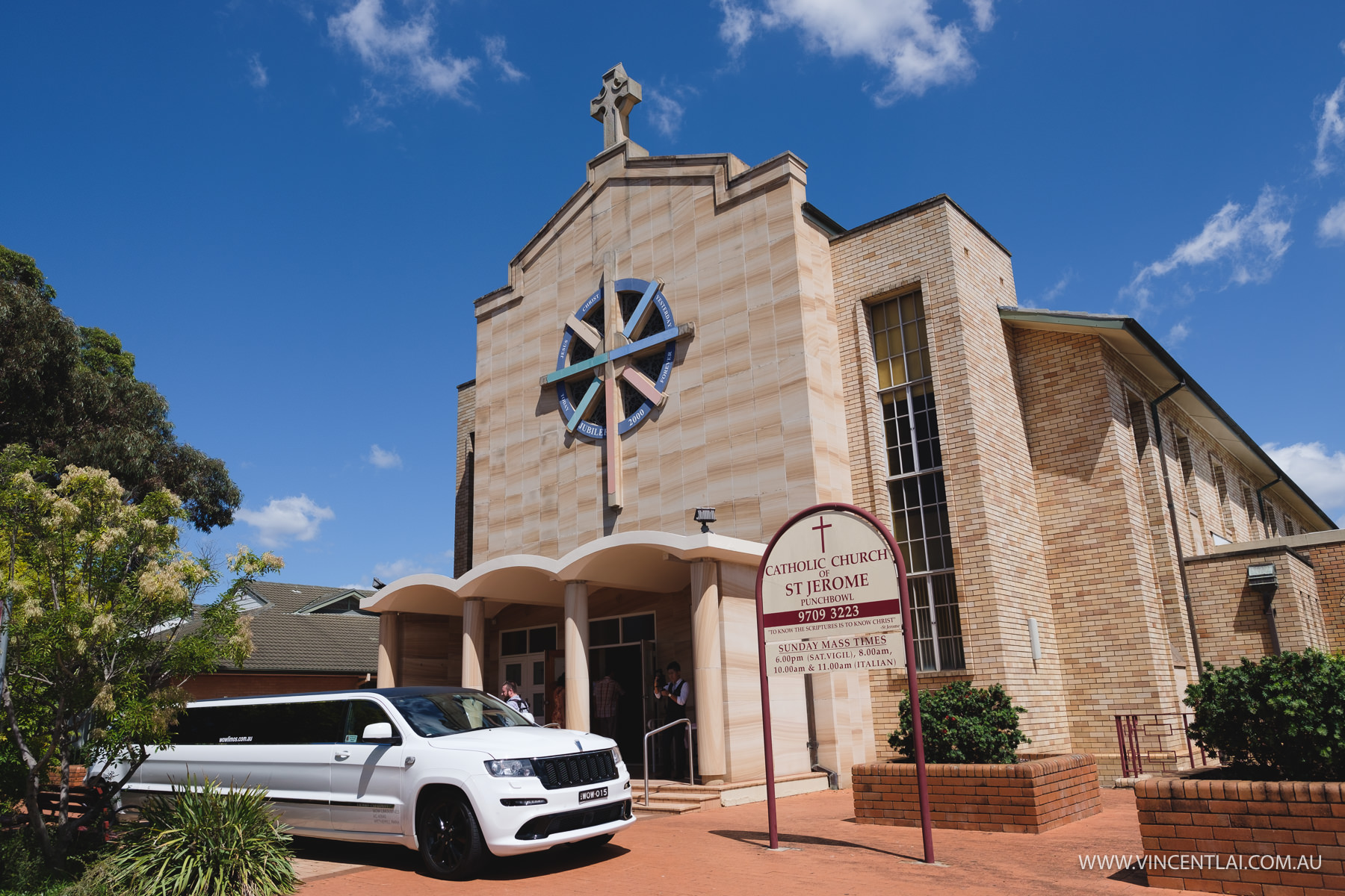 St Jerome's Catholic Church and Clarence House Wedding Reception