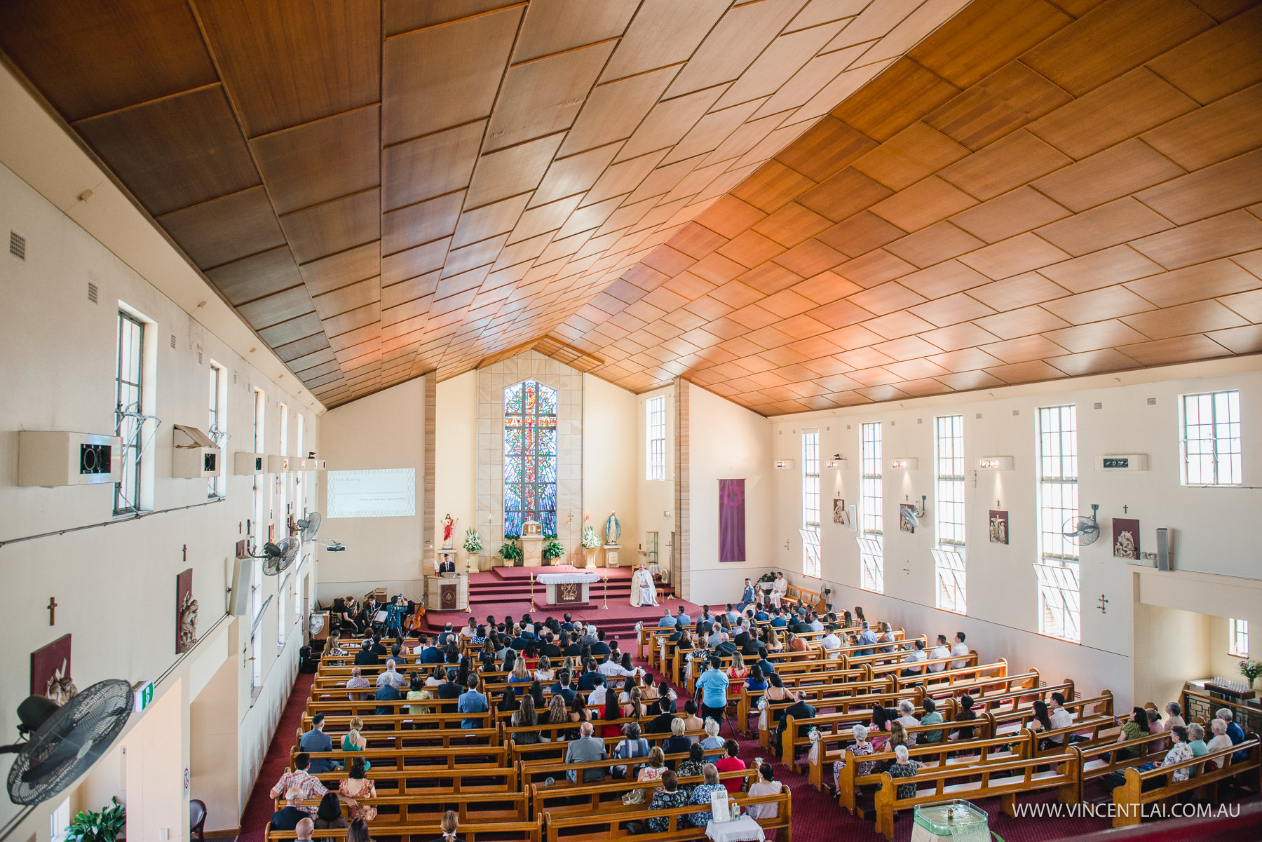 St Jerome's Catholic Church wedding