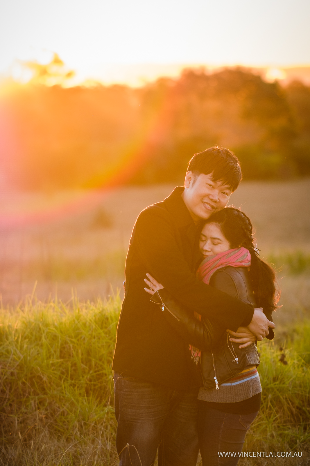 Sunset Prewedding photo