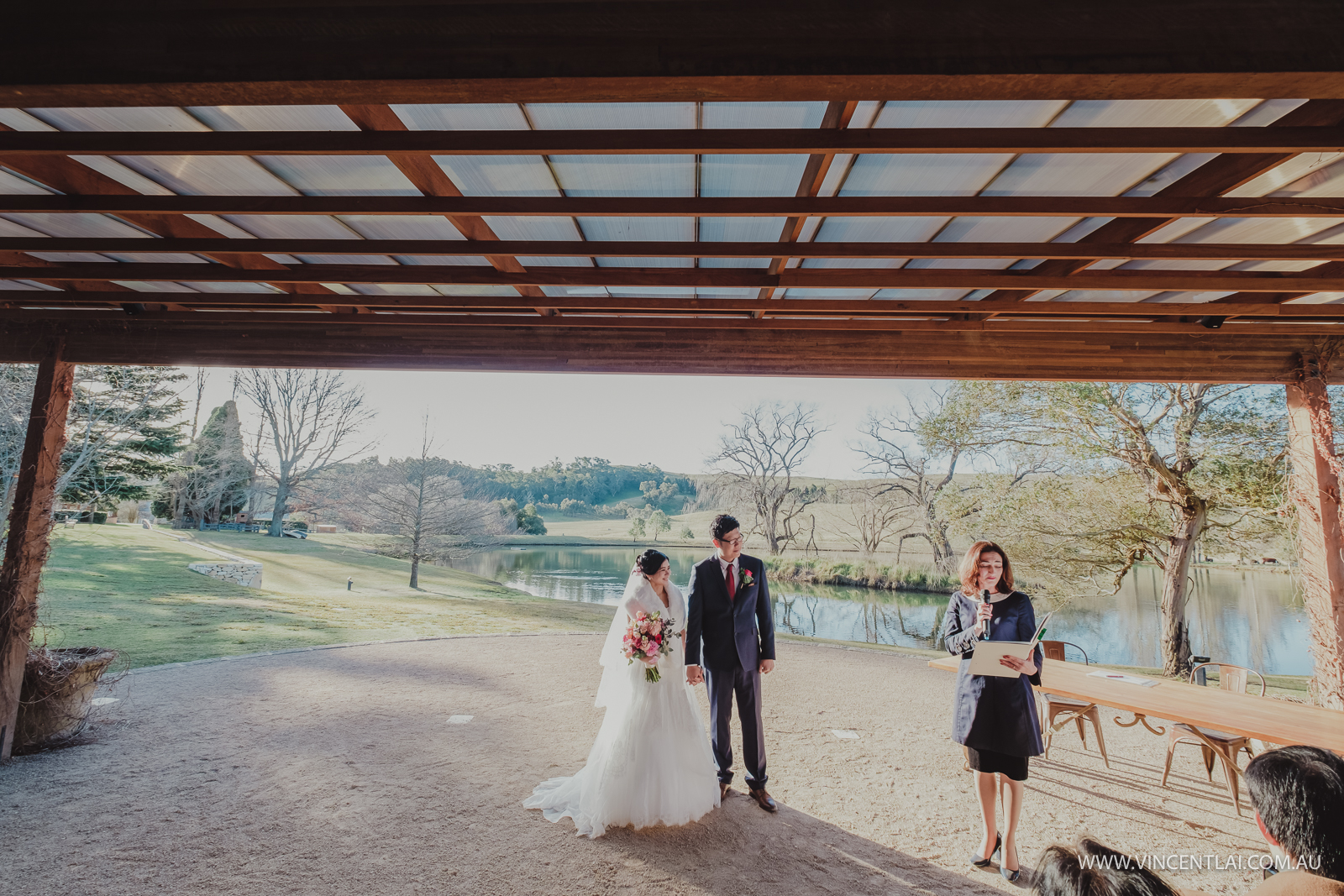 Wedding Ceremony at Bendooley Estate Berrima