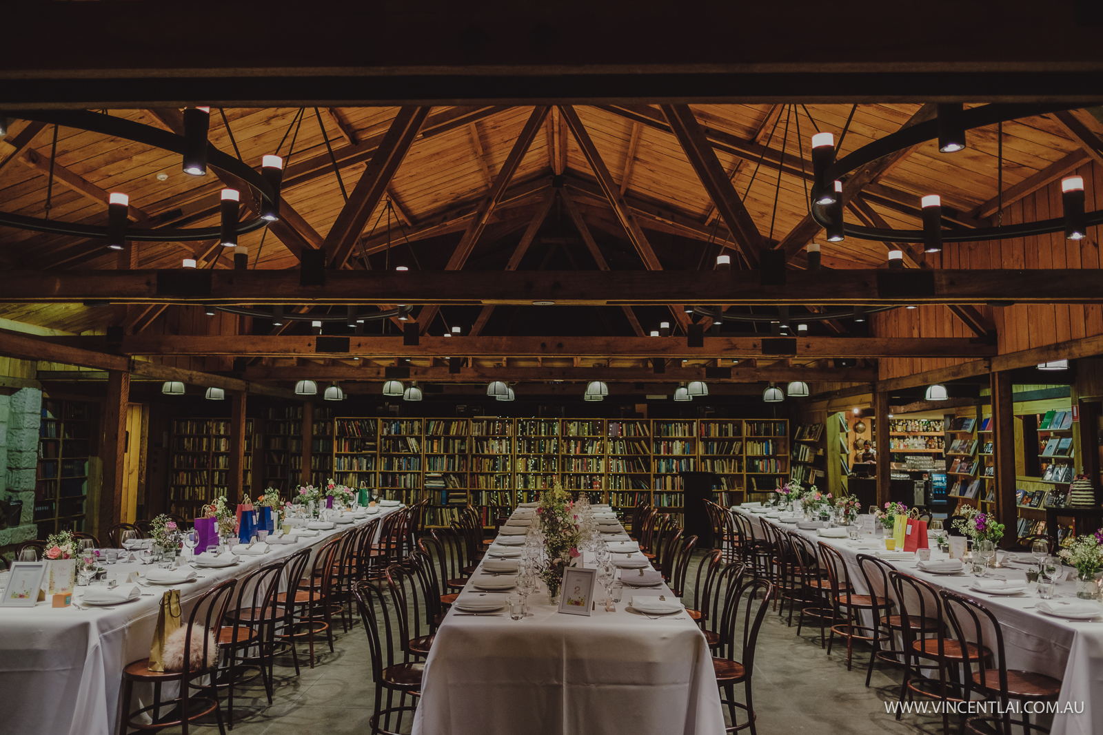 Bendooley Estate Book Barn Wedding