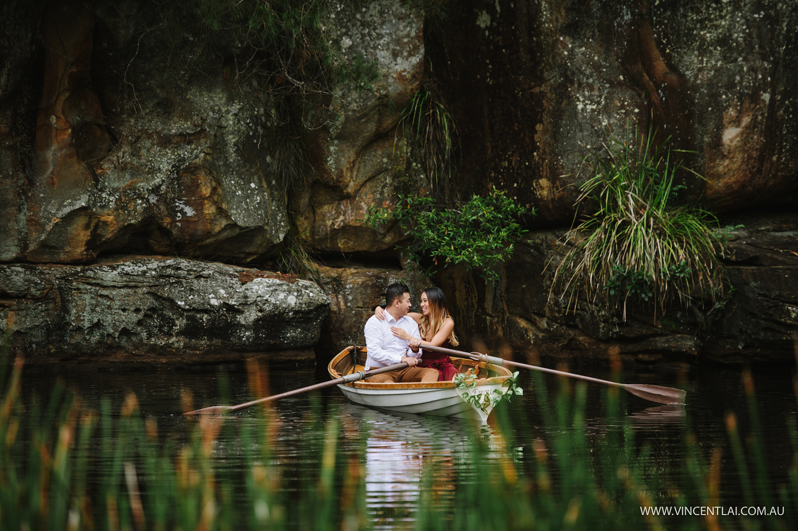 Audley Boatshed Engagement Photography Session