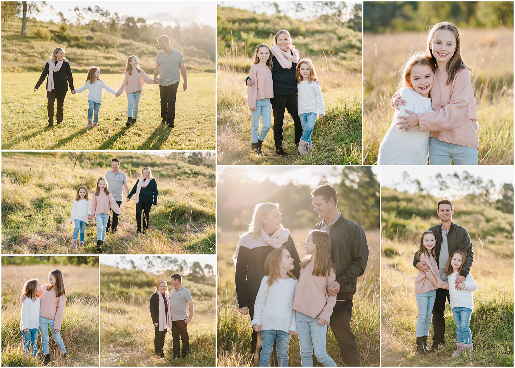 Winter Family Photo Session in the Countryside