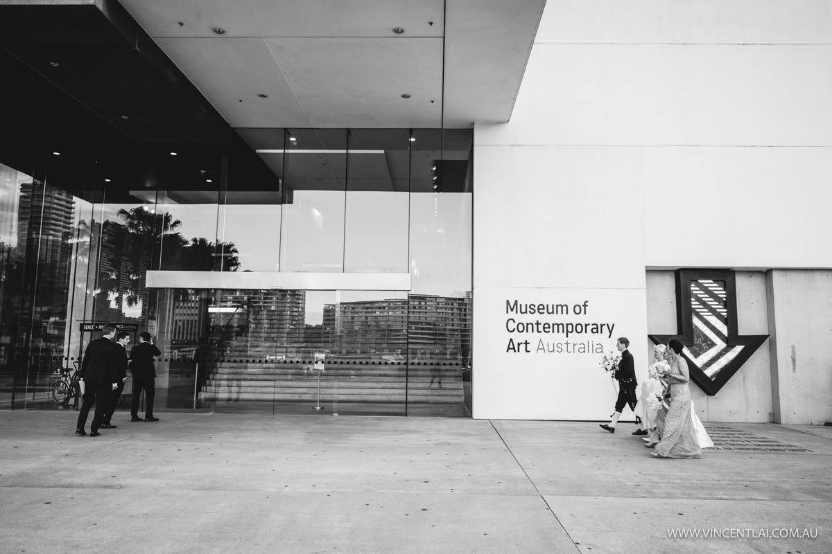 St Patrick's Church Wedding and Museum of Contemporary Art Wedding Reception