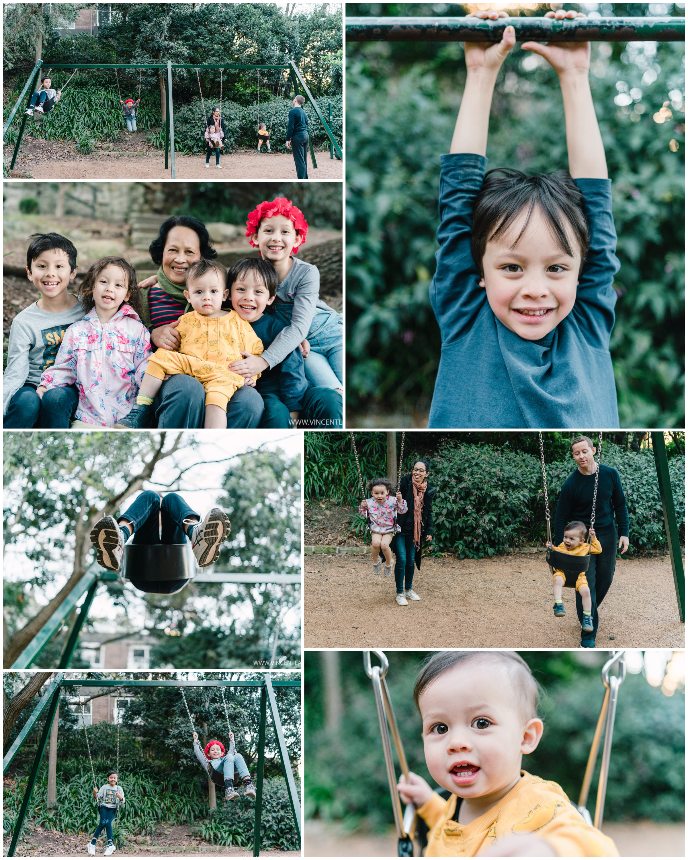 Family Photos at Watt Park North Sydney