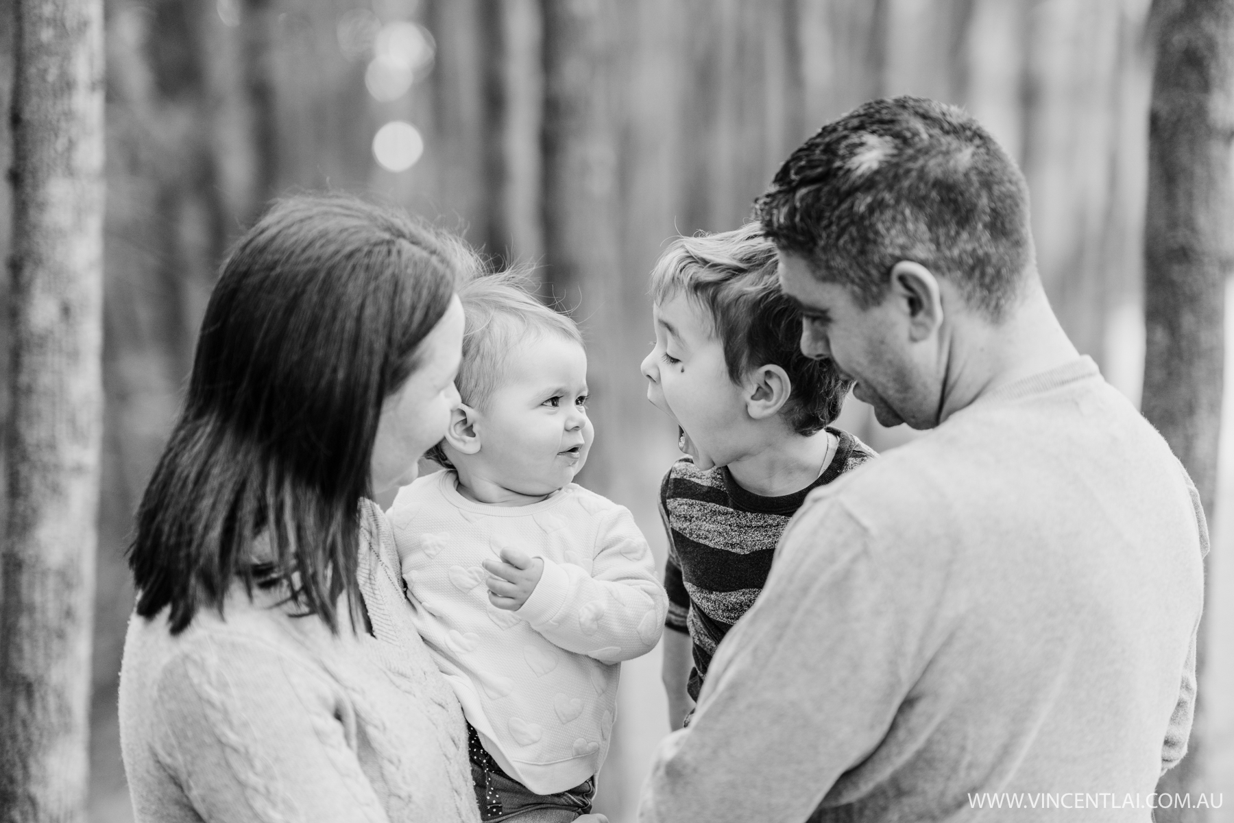 Winter Family Photo Session at Bicentennial Park Homebush