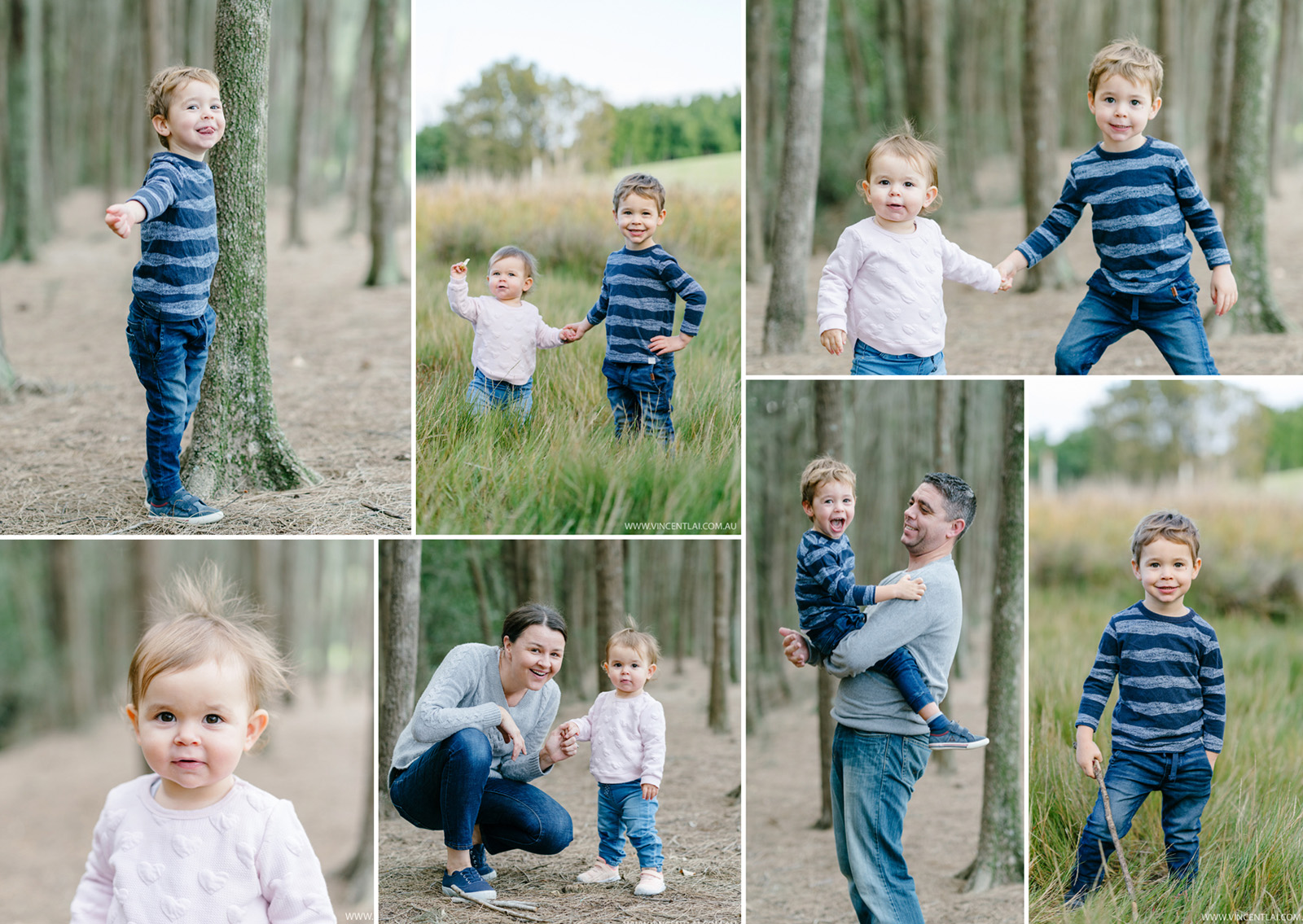 Winter Family Photo Session at Bicentennial Park Homebush