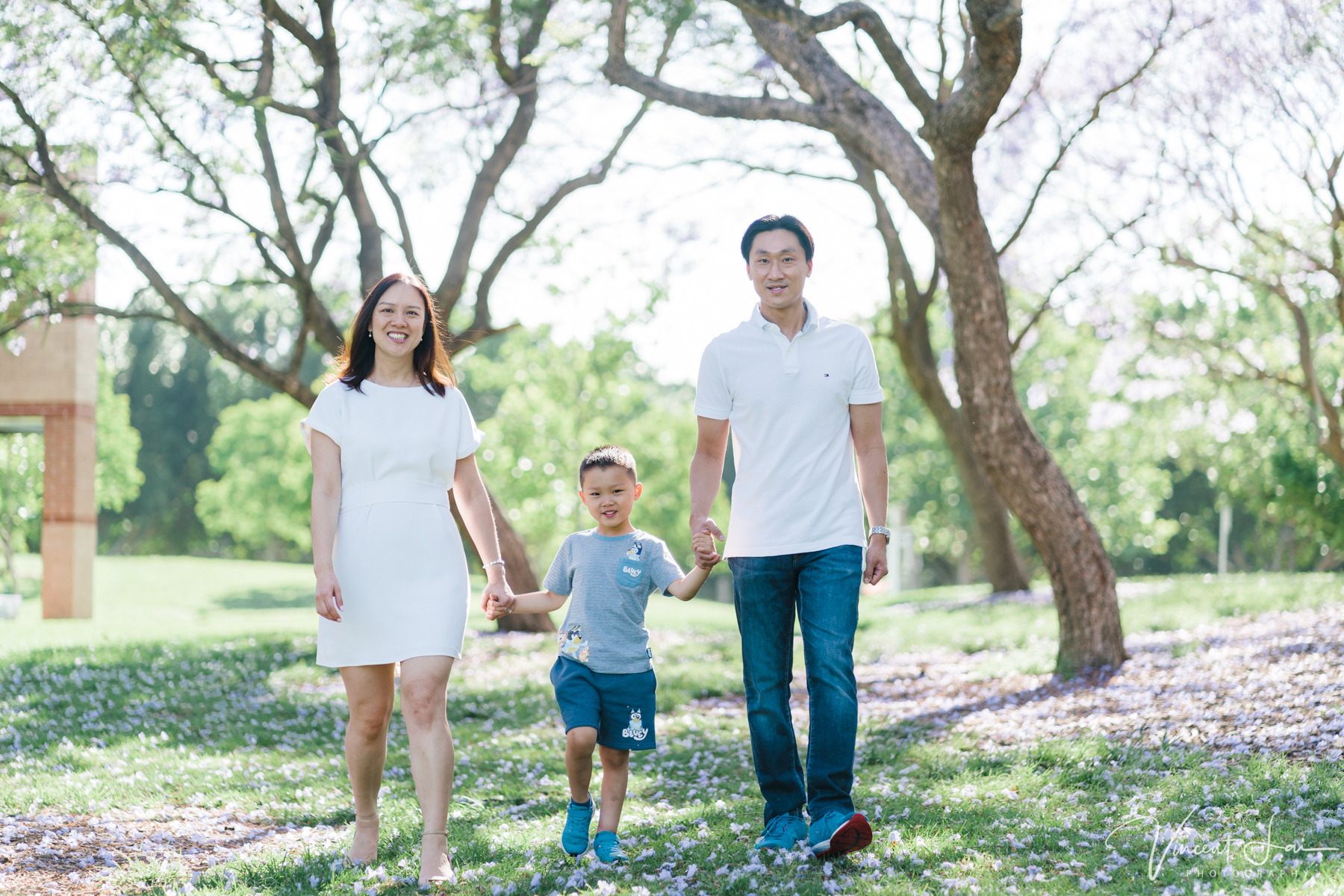 Family Photos During Jacaranda Season