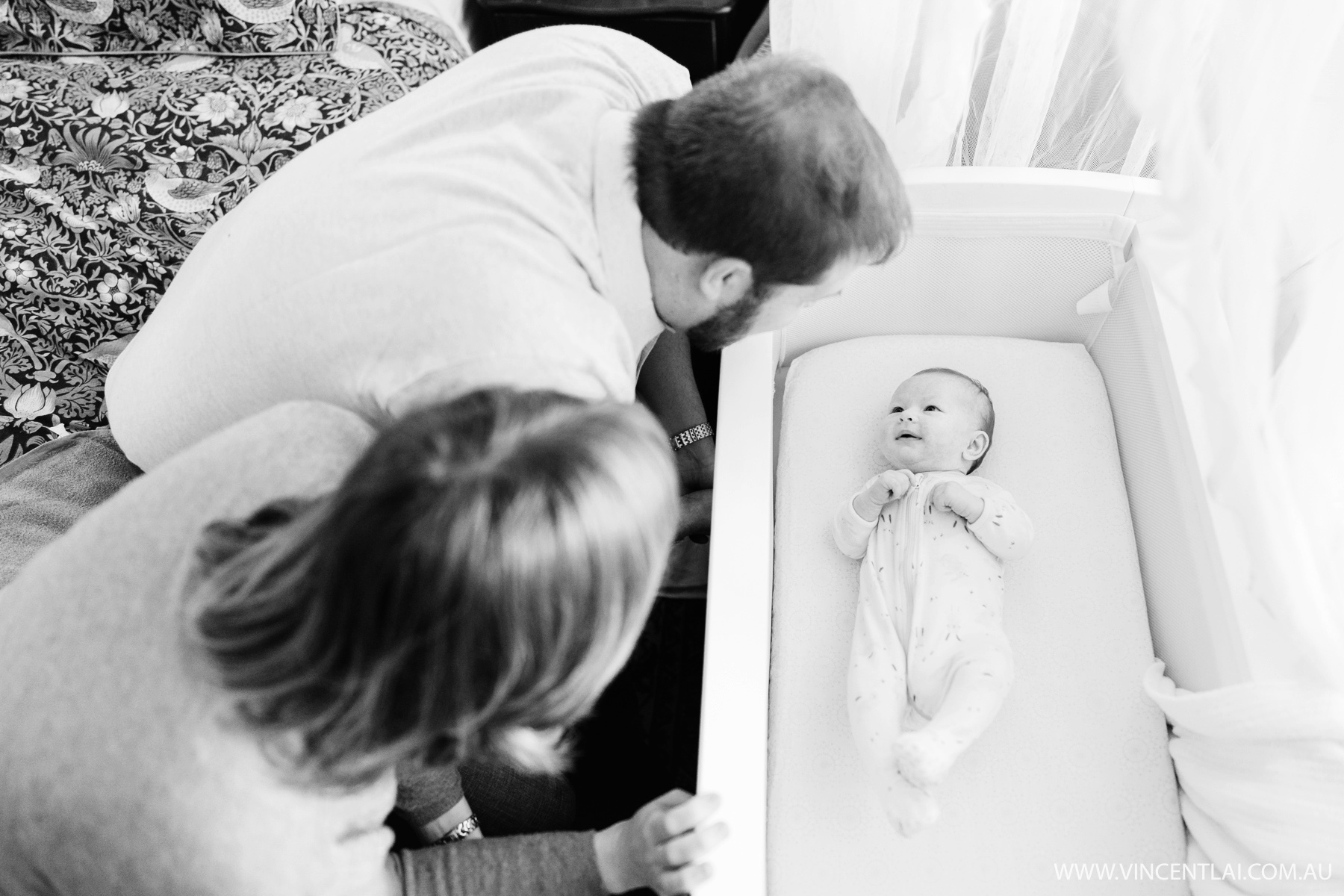 Lovely lifestyle newborn photo session of baby Jackie