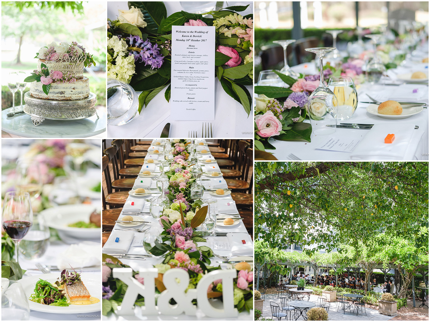 The Convent Wisteria Courtyard Wedding