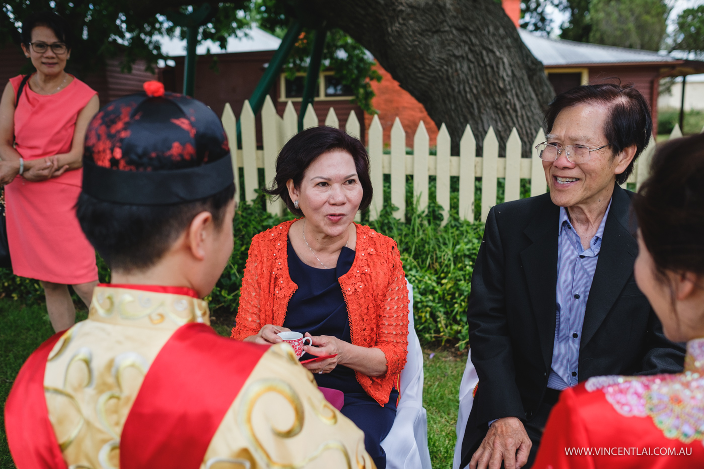 Tea Ceremony at Belgenny Farm Wedding 