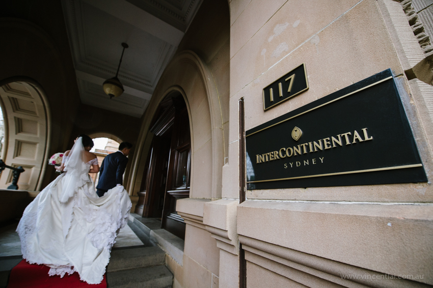 Wedding at Intercontinental Sydney Hotel 