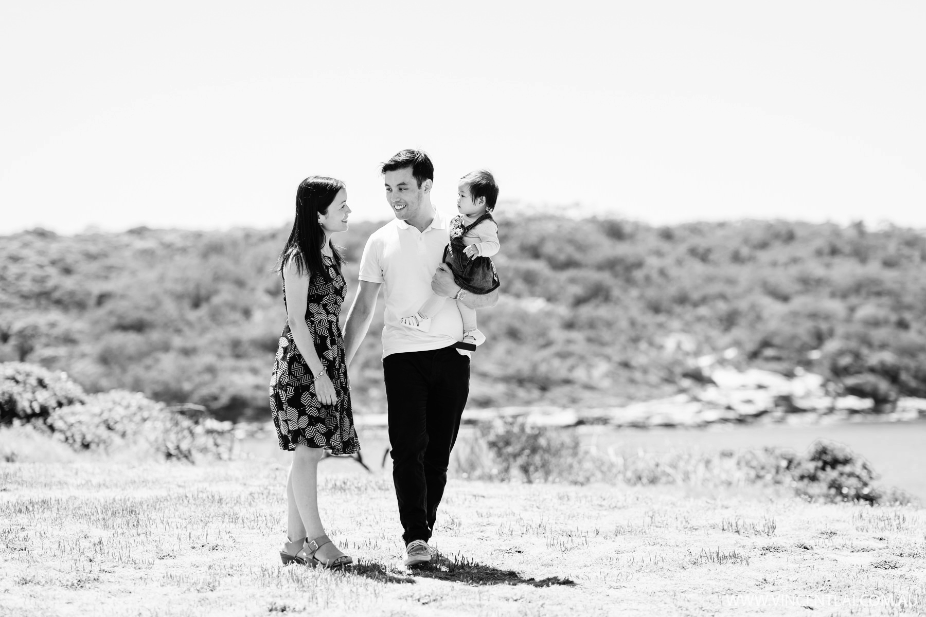 Family Photos at Bare Island Fort La Perouse