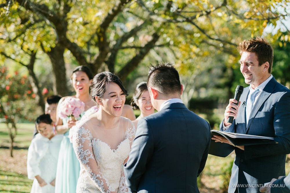 Winter Garden Wedding Gledswood Homestead Winery