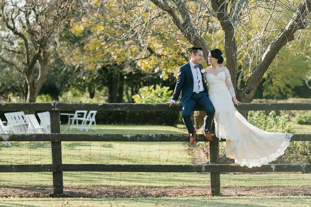 Winter Garden Wedding Gledswood Homestead Winery