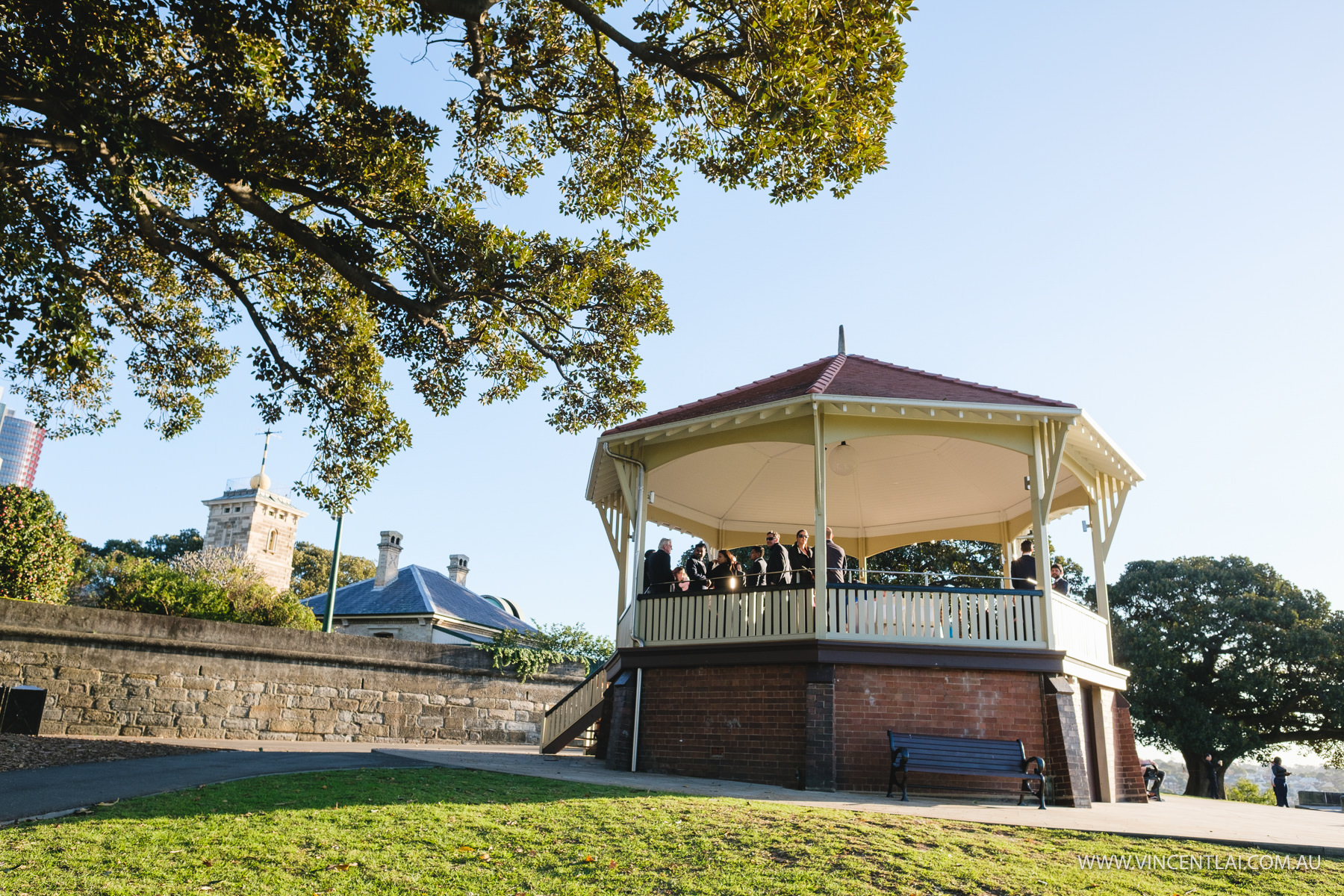 Wedding Ceremony at Observatory Hill Rotunda