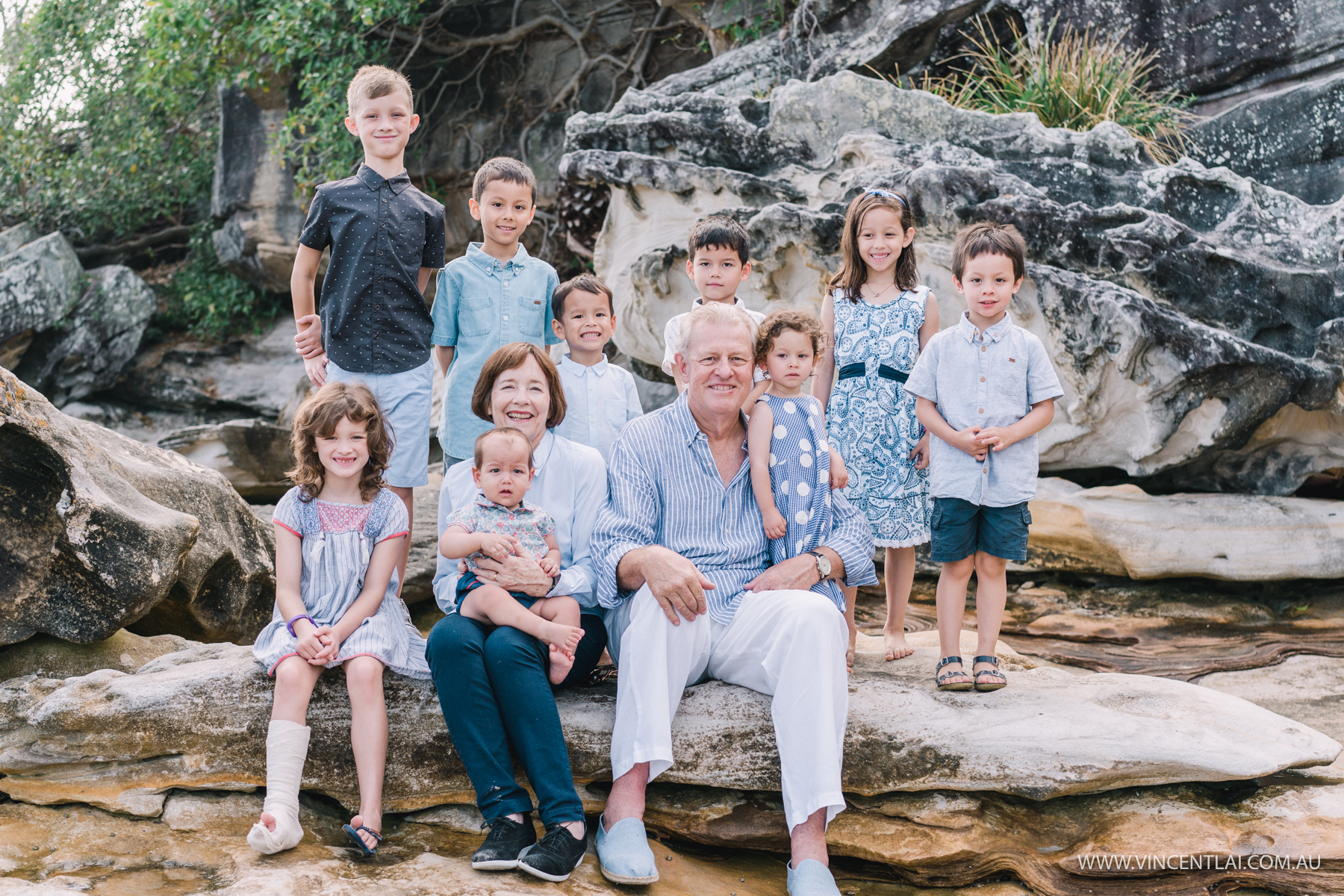 Extended Family Photo Session at Balmoral Beach Mosman