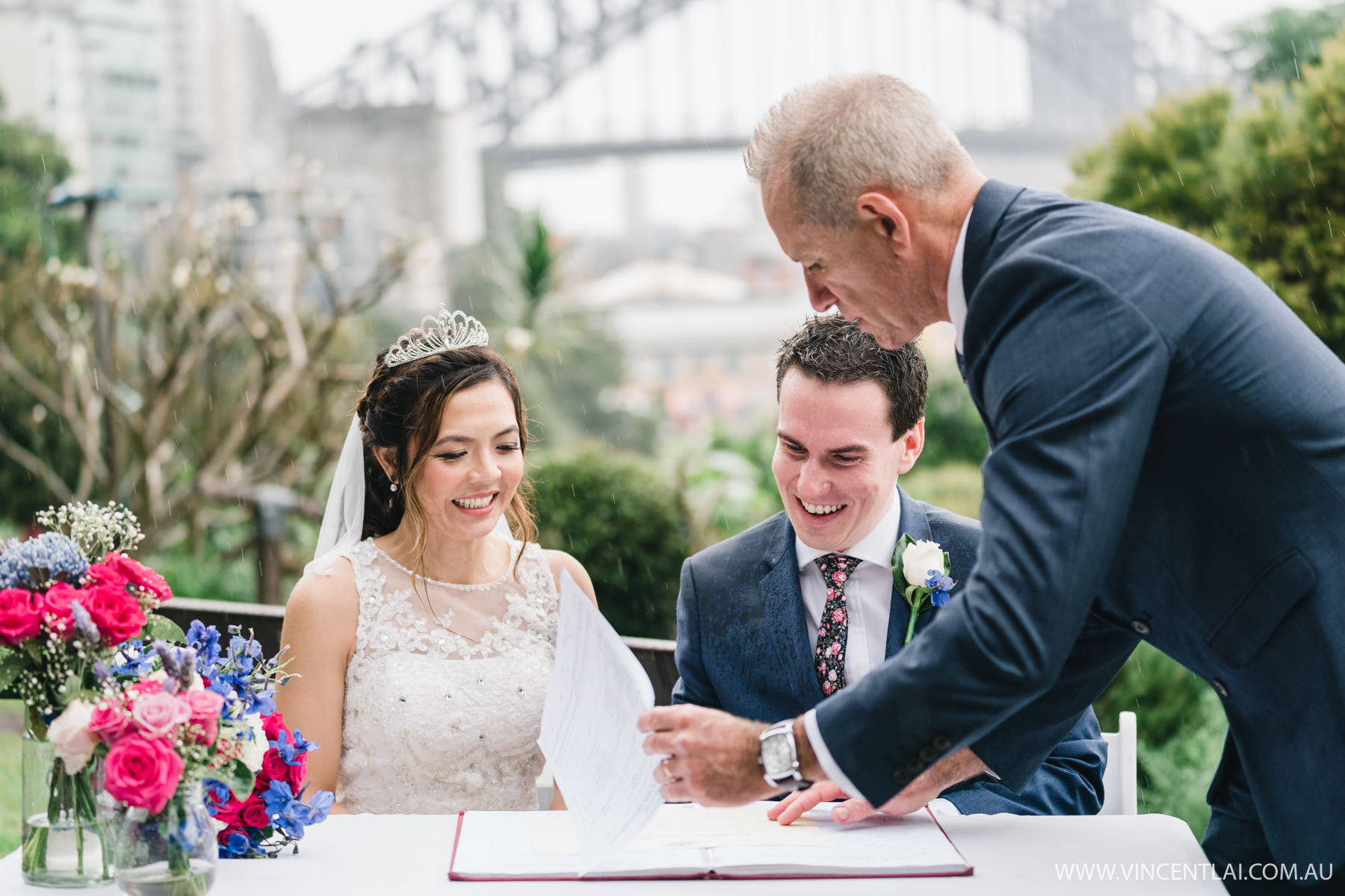 Clark Park Lavender Bay Wedding