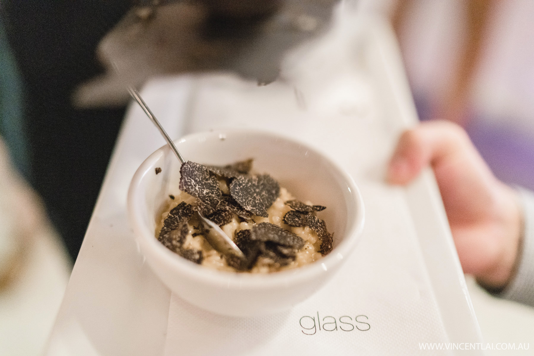 Glass Brasserie Spanish Truffle Risotto