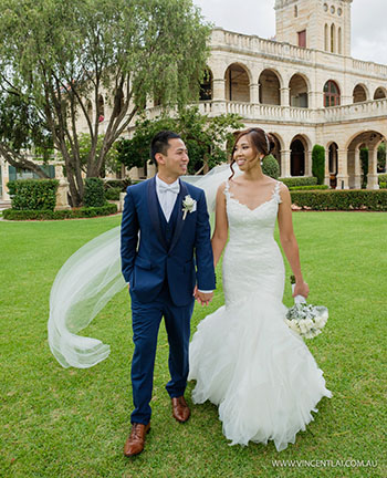 St Thomas Church North Sydney and Curzon Hall Wedding Reception