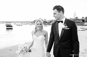 wedding at Vaucluse House and Watsons Bay Boutique Hotel Reception