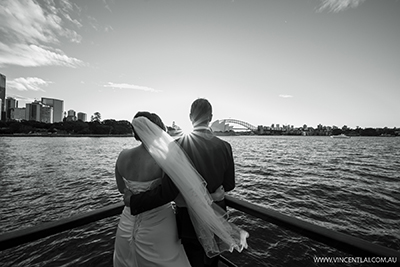 Wedding on The Sydney Glass Island Vessel