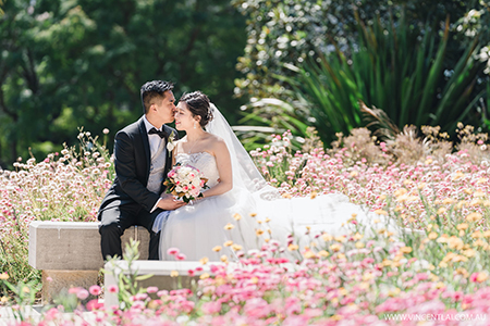 Wedding at Tarpeian Lawn Royal Botanic Garden Sydney and The Tea Room QVB Wedding Reception