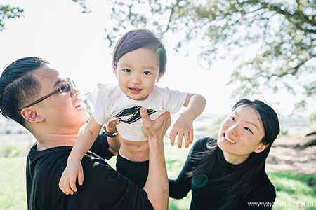 Family Photo Session at Observatory Hill Park Sydney