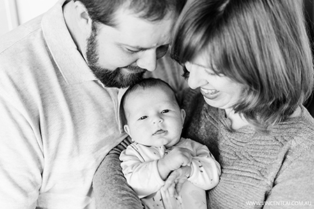 Lovely lifestyle newborn photo session of baby Jackie