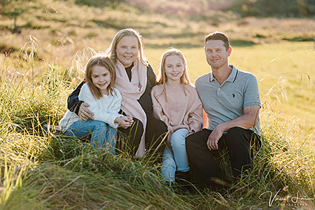 Winter Family Photo Session in the Countryside