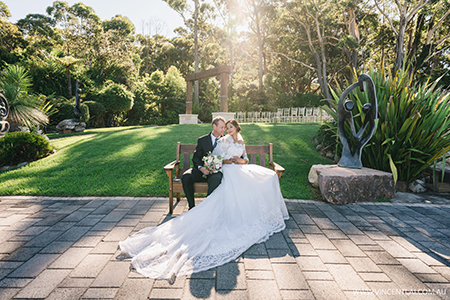 wedding at Tumbling Waters Retreat Stanwell Tops.